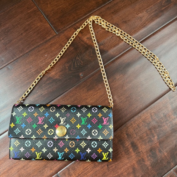 Louis Vuitton Monogram Multicolor Sarah Wallet - Picture 11 of 12